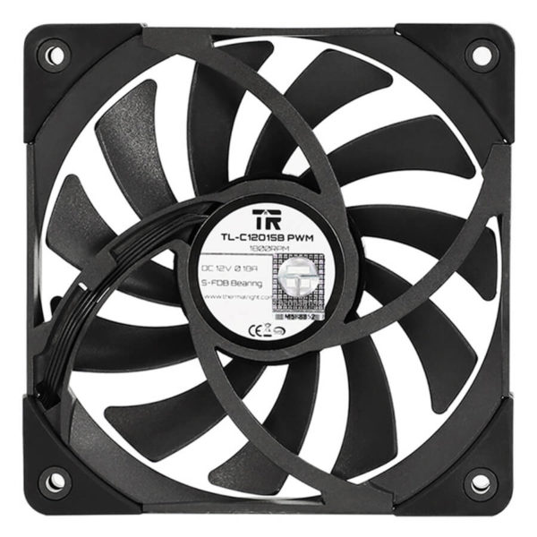 Thermalright TL-C12015B Black - 12CM Slim Fan Case - Ảnh 2