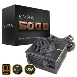 EVGA 500 B1 - 80+ BRONZE 500W -  Hard Line