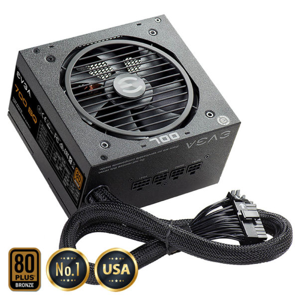 EVGA 700 BQ - 80+ BRONZE 700W -  Semi Modular - Hình ảnh 2