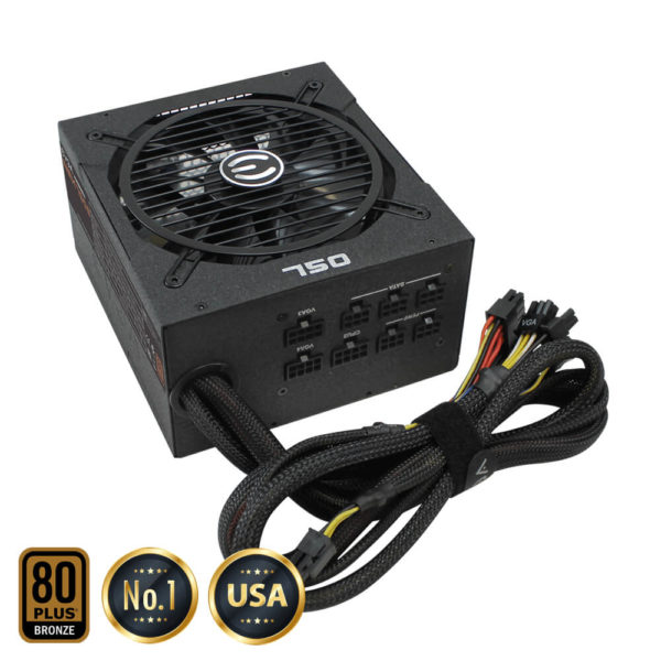 EVGA SuperNOVA 750 B1 - 80+ BRONZE 750W -  Semi Modular - Hình ảnh 5