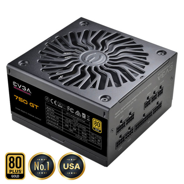EVGA SuperNOVA 750 GT - 80+ GOLD 750W -  Fully Modular - Eco Mode - 100% Japan Capacitors - Hình ảnh 2