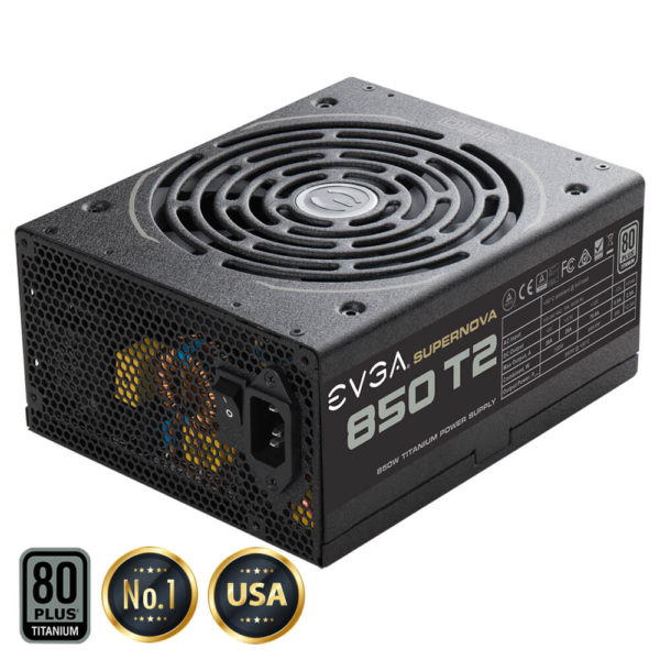 EVGA SuperNOVA 850 T2 - 80+ TITANIUM 850W -  Fully Modular - Hình ảnh 2