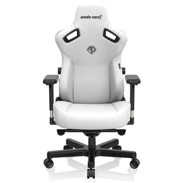 Andaseat Kaiser 3 Cloudy White – Size L/XL - Premium PVC Leather Gaming Chair