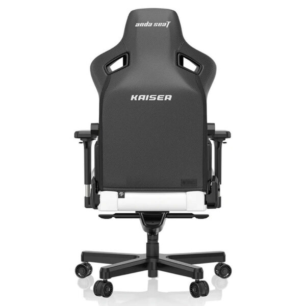 Andaseat Kaiser 3 Cloudy White – Size L/XL - Premium PVC Leather Gaming Chair - Hình ảnh 2