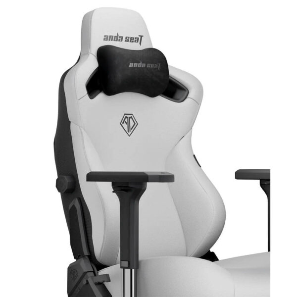 Andaseat Kaiser 3 Cloudy White – Size L/XL - Premium PVC Leather Gaming Chair - Hình ảnh 4