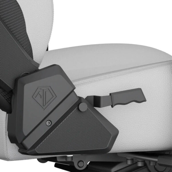 Andaseat Kaiser 3 Cloudy White – Size L/XL - Premium PVC Leather Gaming Chair - Hình ảnh 6