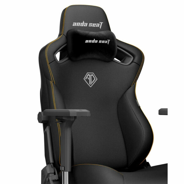 Andaseat Kaiser 3 Elegant Black – Size L/XL - Premium PVC Leather Gaming Chair - Hình ảnh 4